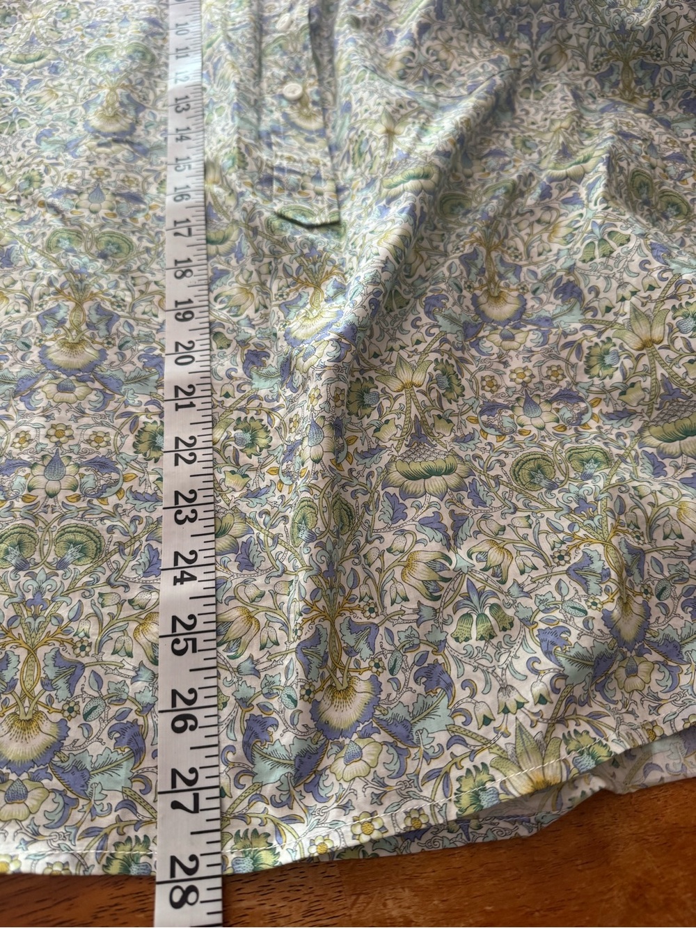 J. Crew classic-fit popover top in Liberty® Lodden fabric Size 14 - Picture 9 of 14